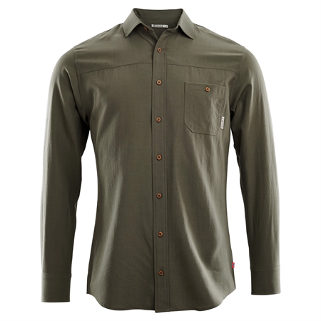 LeisureWool woven woolshirt M's - Ranger Green XL