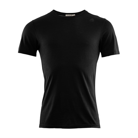 LightWool 140 undershirt tee M's - Jet Black M