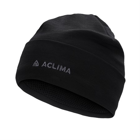 WoolNet Original Beanie Unisex, Jet Black Onesize