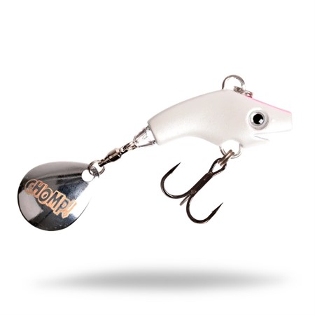 Pig Jig Spin, 15g - White Lotus - Silver
