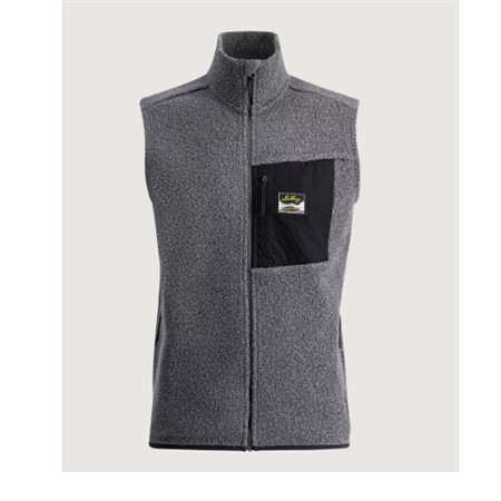 Flok Wool Ms Pile Vest - L