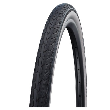 DÄCK 42-622 ROAD CRUISER SVART/VIT GREEN