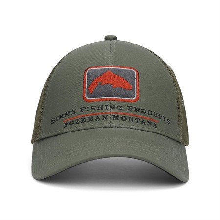Trout Icon Trucker Smokey Olive