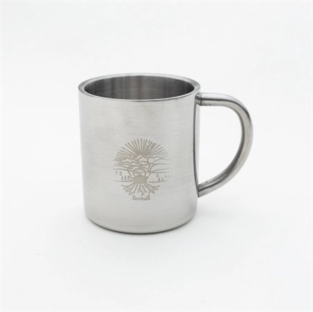 Stainless steel daug "Rötter", double wall incl. storage pouch