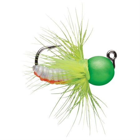Tungsten Fly Jig 1,8g Green Orange Glow 2pk