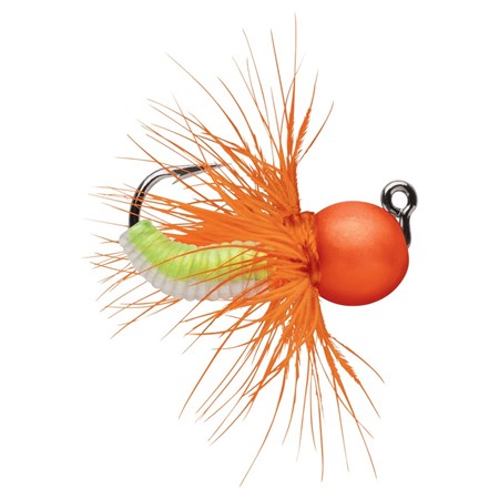 Tungsten Fly Jig 1,8g Orange Chartreuse Glow 2pk