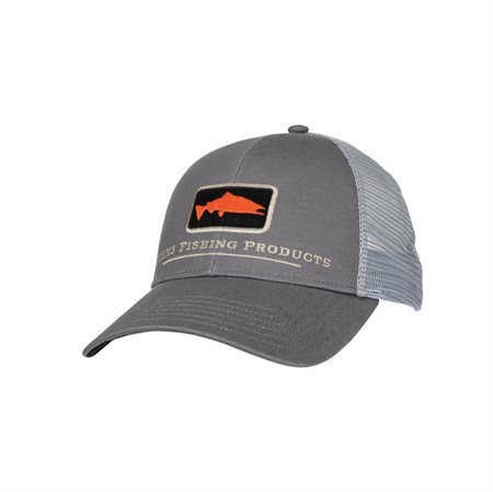 Salmon Icon Trucker Slate