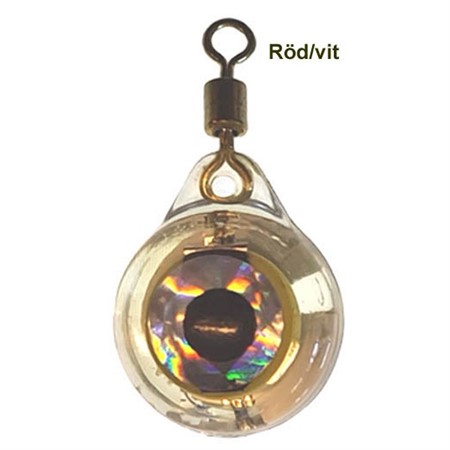 Blinkögat, micro, röd/vit