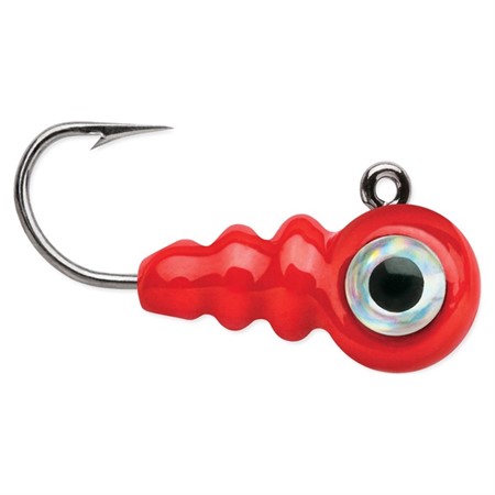 Tungsten Larv Eye Jig 1,8g Glow Red