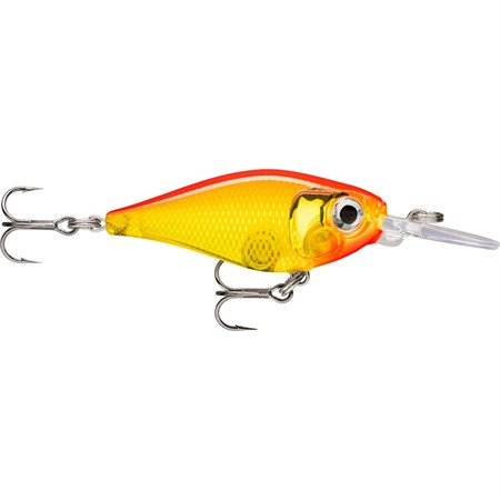 X-Light Shad 04 Gold Fluorescent Red