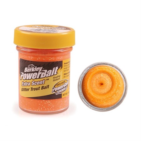 TROUT BAIT CHEESE FLUO ORANGE GLITTER