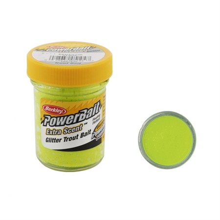 TROUT BAIT GARLIC CHARTREUSE GLITTER