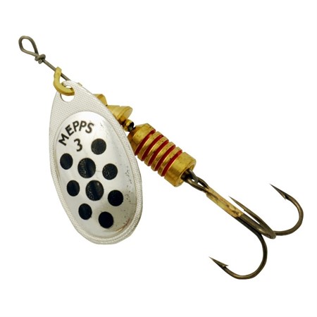 Mepps Aglia med prickar   2 / 4,5g