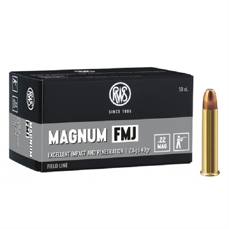 22wmr RWS FMJ HELMANTEL