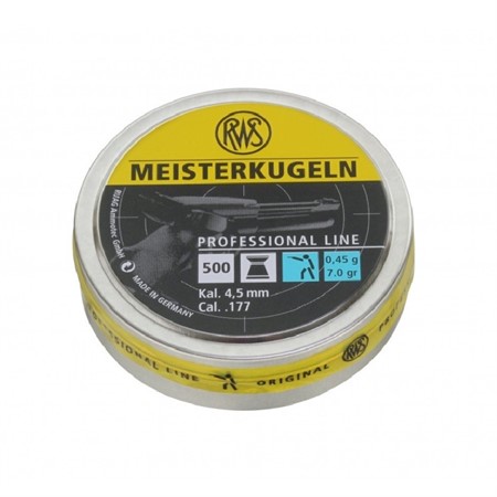 RWS MEISTERKUGELN BLÅ Ø4,50 0,45G