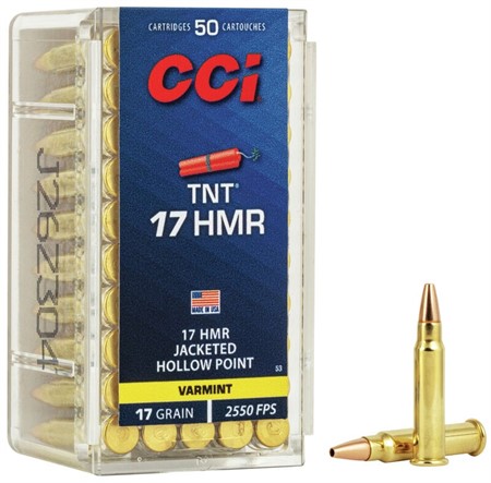 17hmr CCI  tnt JHP 50p