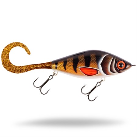 Guppie Jr, 11cm, 70gr - Golden Perch - Gold / Gold glitter