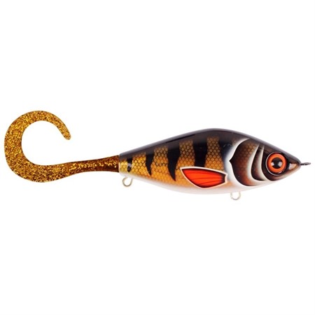 Guppie Jr Sh, 11cm, 58gr - Golden Perch - Gold / Gold glitter