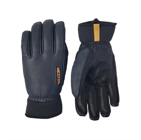 Army Leather Wool Terry - 5 finger - Grey - 11