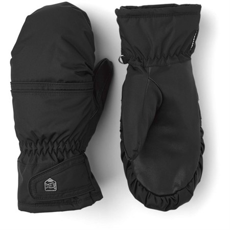 Primaloft Leather Female - mitt - Black/black - strl 8