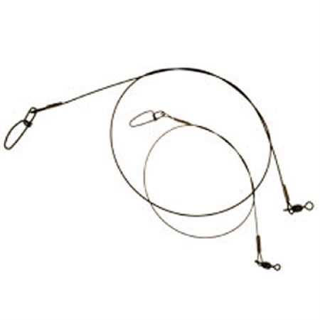 "BFT nylon coated wire leader 18"", 60lbs 2pack"