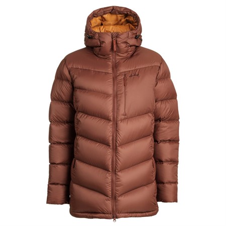 Fulu Down Hooded Jacket W - Burgundy - L