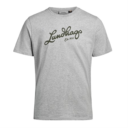 Järpen Logo T-shirt, Light Grey Melange -  L