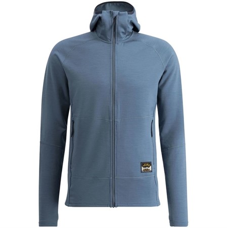 Tived Merino Hoodie M - Denim Blue - L