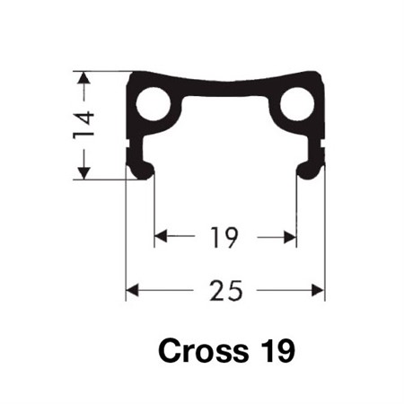 BAKHJUL 28 (622) 3-VXL CROSS 19 SILVER