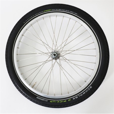 TRANSPORTHJUL 20" (406), 3/8 AXEL INK DÄCK & SLANG