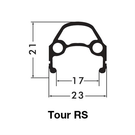 BAKHJUL 28 (622)  8/9 DELAD KASSE RB TOUR RS SV/SI