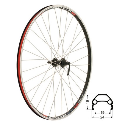 FRAMHJUL 28 (622-19) TOUR SX SV/SI 32 HÅLS FB