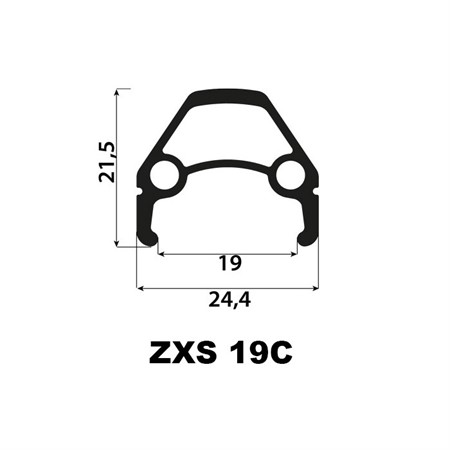 FRAMHJUL 28 (622) RB/NAVD ZXS SILVER