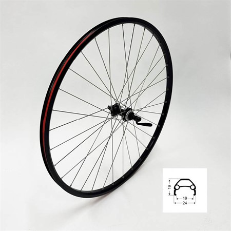 FRAMHJUL 27,5 (584-21) YAK DISC 32 HÅLS IS 6 BULT