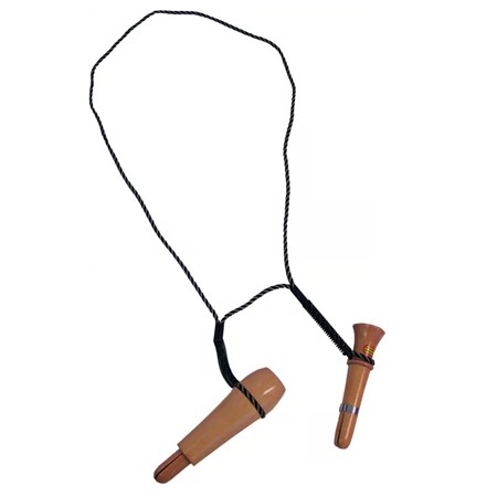 Halsrem för 2st lockpipor