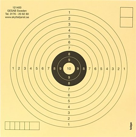 MÅLTAVLA LG 1-PRICK 10-RINGAD 14x14 50ST