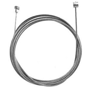 WIRE FÖR BROMS ROSTFRI 1800 MM TVÅ NIPPLAR