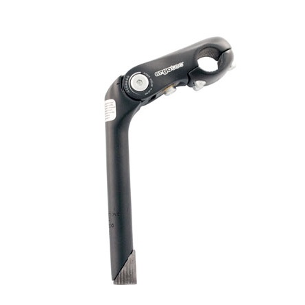 STYRSTAM ALU, STÄLLBAR 22,2 x 90/180MM MATT SVART