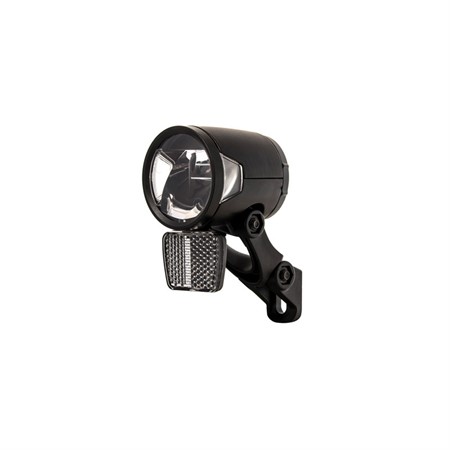 FRAMLAMPA H-BLACK MR8 ON/OFF STL DYNAMO INKL FÄSTE
