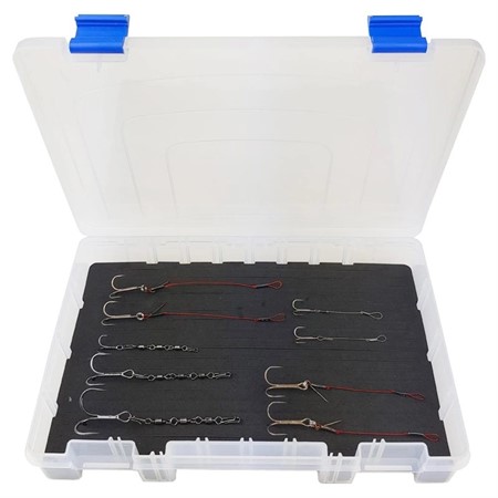 Box med slitsad foamplatta