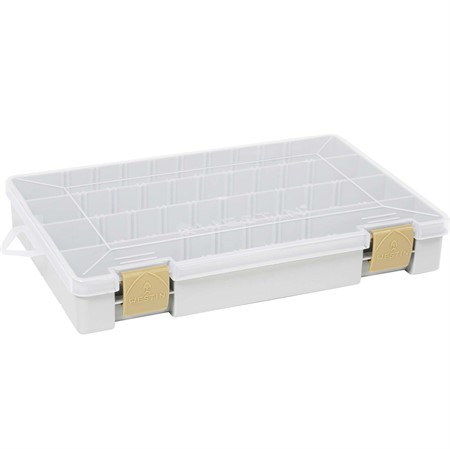 W3 Tackle Box 27,5x18,5x4,5cm Grey/Clear