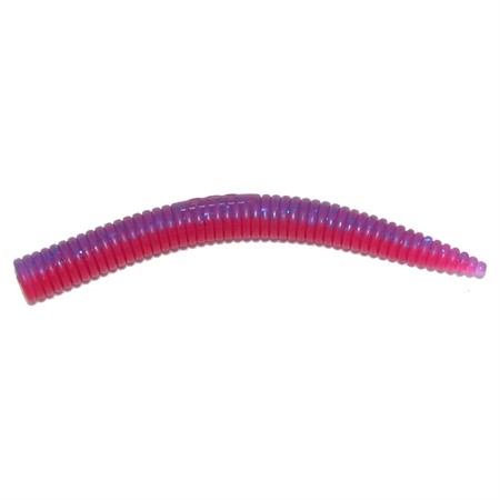 Nazeebo Worm Rattle 10cm 6-pack Disco Twillight