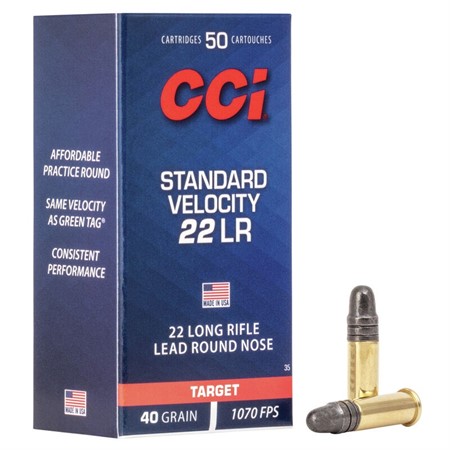 22 LR CCI Standard Velocity LRN 40gr 50p