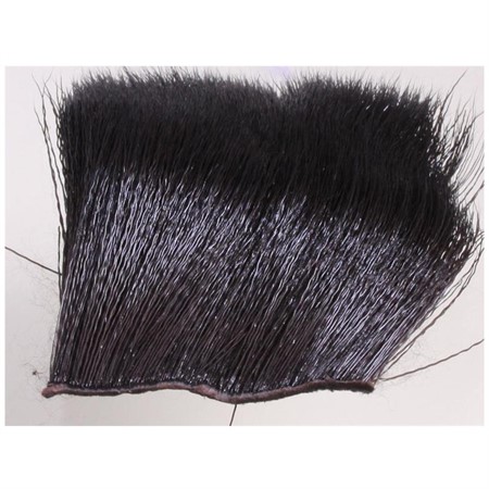 Deer Belly Hair Black
