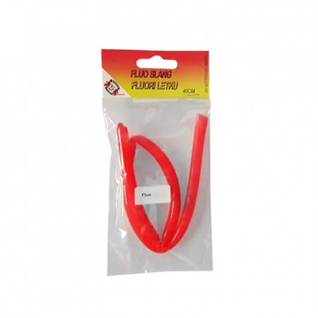 Wiggler Fluoslang röd 6,0mm 1x40cm
