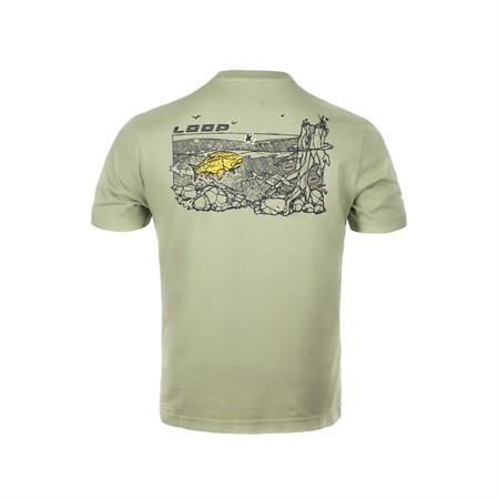 Loop M´s Logo T-Shirt, Trout, Seagrass, L