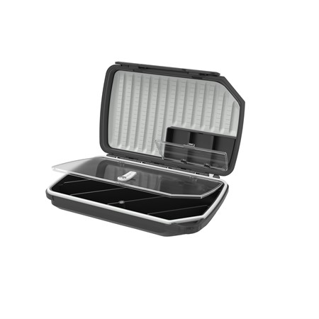 Opti 180 Tube Fly Box - Carbon Grey