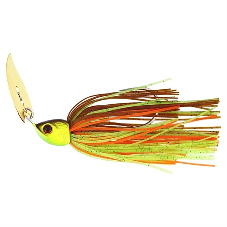 BLADEBITE V2 TUNGSTEN BLADED JIG 9G SINKING BROWN CHARTREUSE