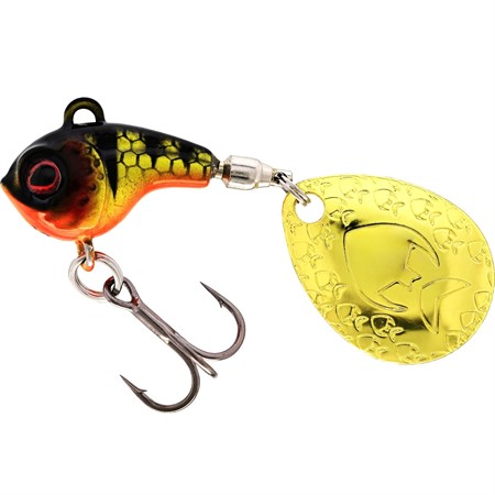 DropBite Tungsten Spin Tail Jig 1,6cm 7g BLING PERCH