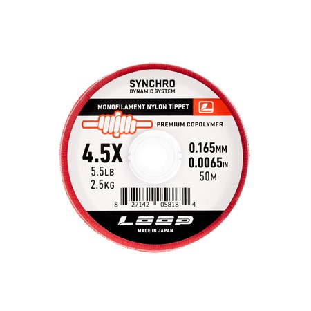 Synchro Monofilament Tippet - 4,5X 0,165 mm